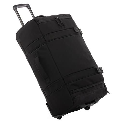SONS OF ALOHA trolley da viaggio con ruote makai - pratica borsa da viaggio per vacanze e viaggi 68 cm, nero