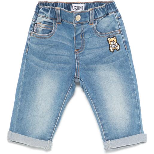 Moschino Kids jeans teddy bear - blu
