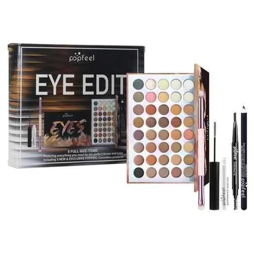 RoseFlower trousse trucchi donna, set trucchi donna offerta per make up trousse trucchi ragazza con mascara e ombretti di palette professionali cosmetics da viaggio regali ragazza