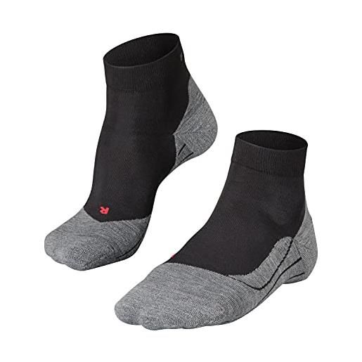 Falke ru4 endurance short w sso cotone filo funzionale antivesciche 1 paio, calzini da corsa donna, bianco white-mix 2020, 37-38