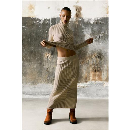 Desigual maglione a collo alto a quadri