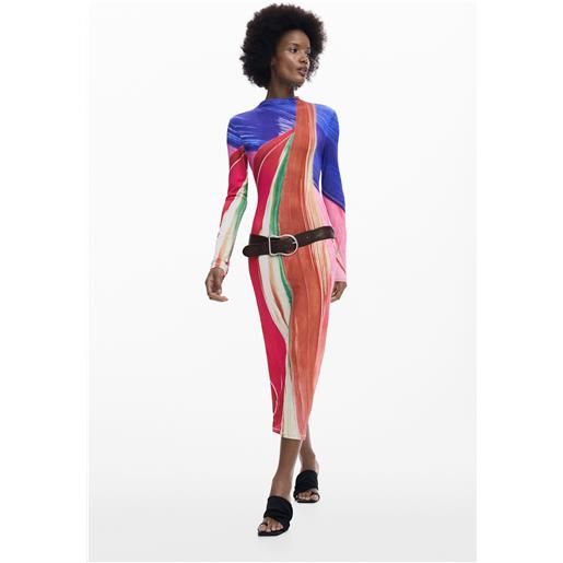 Desigual abito in maglia arty