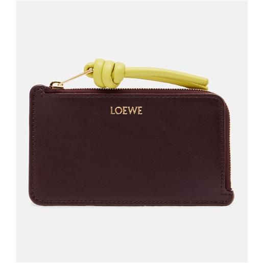 Loewe portacarte knot in pelle