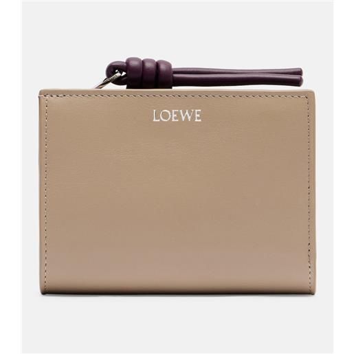 Loewe portafoglio knot in pelle