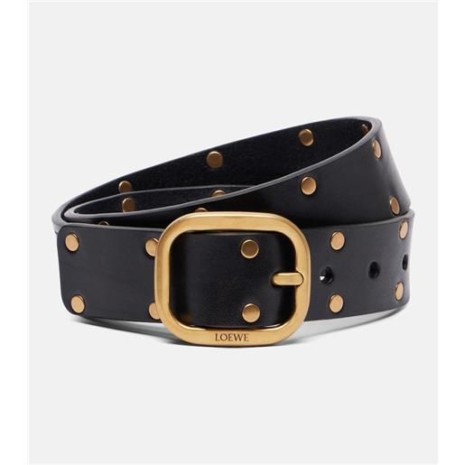 Loewe cintura in pelle con borchie
