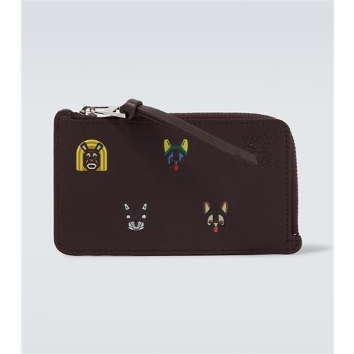 Loewe x louis wain - portacarte in pelle