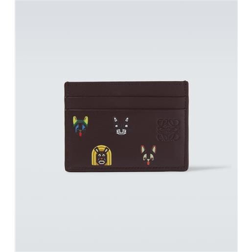 Loewe x louis wain - portacarte in pelle