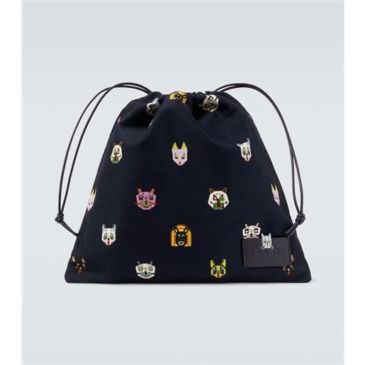 Loewe x louis wain - bustina con pelle