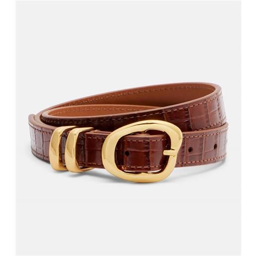 Amanu cintura tugela in pelle stampata