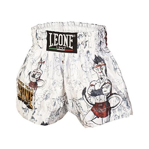 LEONE 1947 abj01 pantaloncino boxe, unisex bambini, bianco, l