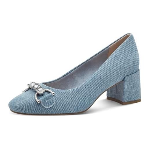 MARCO TOZZI damen pumps 2-22428-44, scarpe décolleté donna, lt. Blue jeans, 41 eu