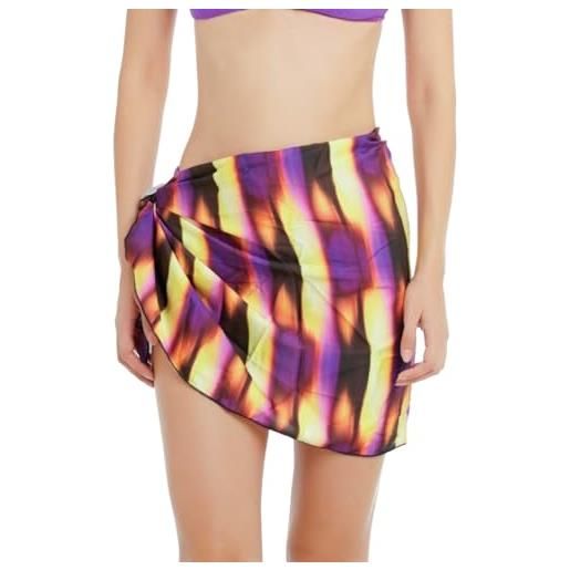 Matinée pareo corto annette tramonto - taglia unica