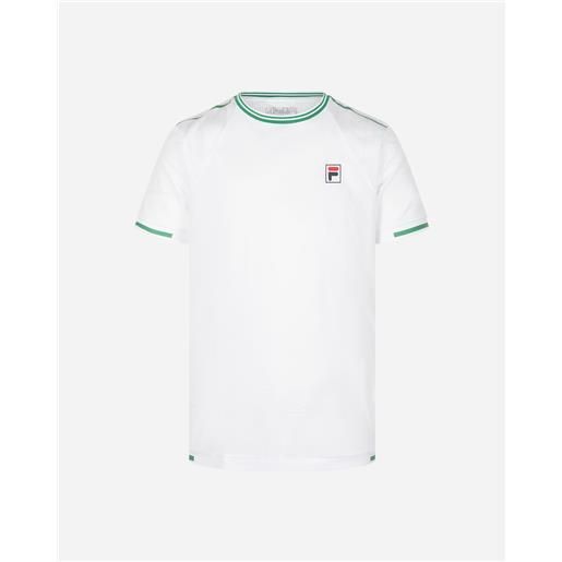 Fila core line m - t-shirt tennis - uomo - verde