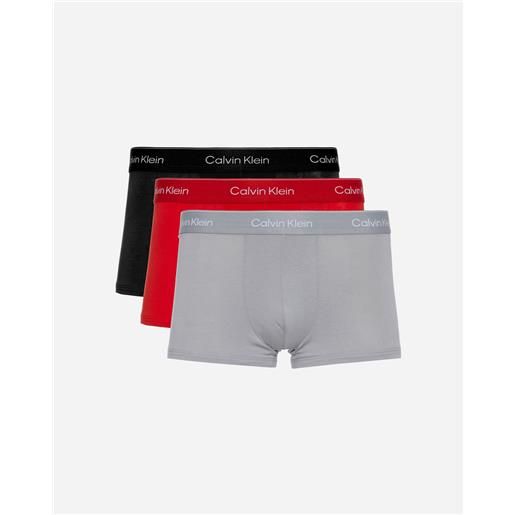 Calvin Klein Underwear 3pack boxer trunk low rise m - intimo - uomo - rosso