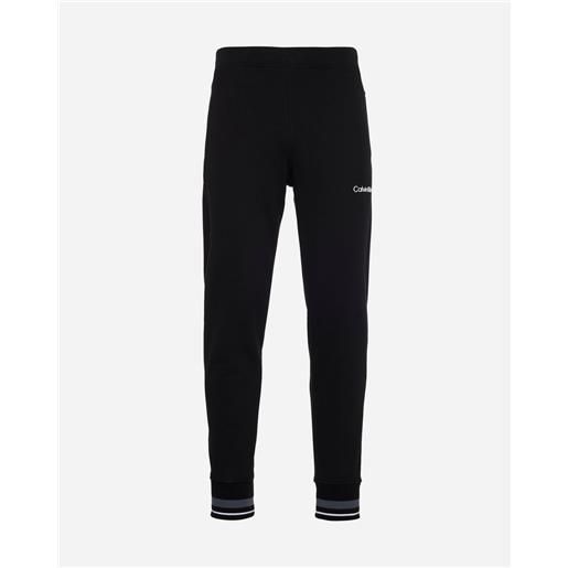 Calvin klein sport slim m - pantalone - uomo - nero