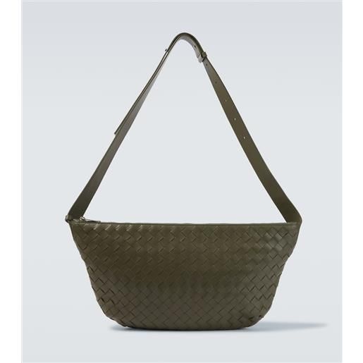 Bottega Veneta marsupio in pelle intrecciato