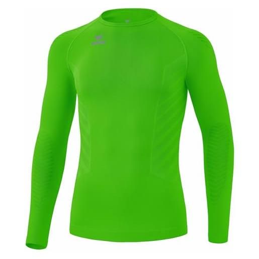 Erima athletic 2.0 maglietta maniche lunghe underwear unisex - adulto, green, xxl