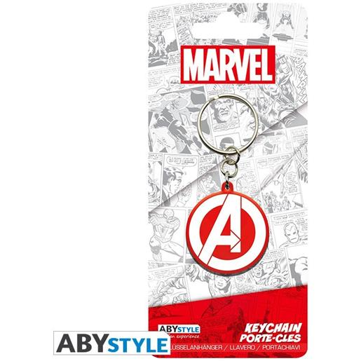 Abystyle - marvel-portachiavi pvc-avengers logo