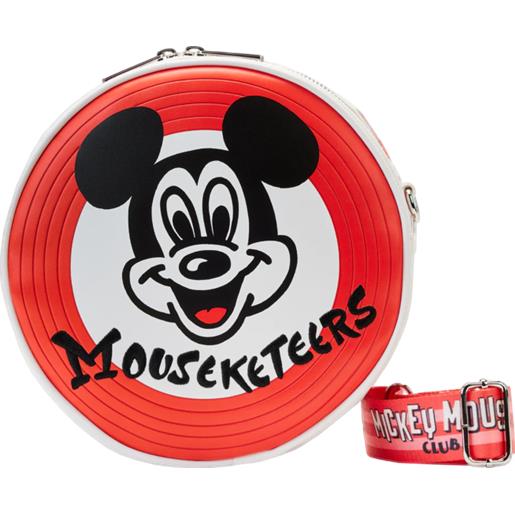 Loungefly - disney: 100th anniversary - borsa a tracolla mickey mouseketeers - wdtb2744