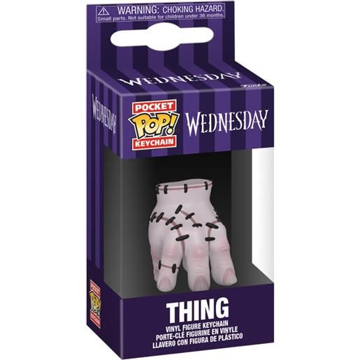 FUNKO pop keychain - wednesday - thing (mano)