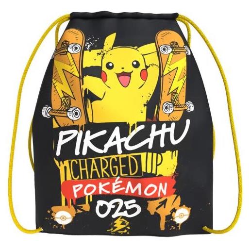 Pokemon - borsa palestra a sacco 43 cm pikachu