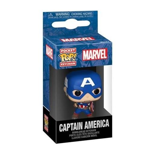 FUNKO pop marvel: new classic - keychain - captain america