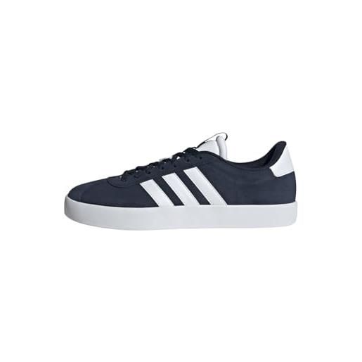 adidas uomo vl court 3.0 shoes, legend ink / cloud white / cloud white, 40 eu