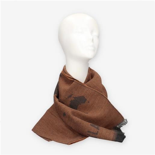 Alviero Martini Prima Classe ks564-1748-0548 sciarpa rettangolare castagna