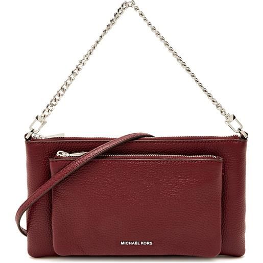 MICHAEL KORS borsa a tracolla - 32f5sj6c8l - rosso scuro