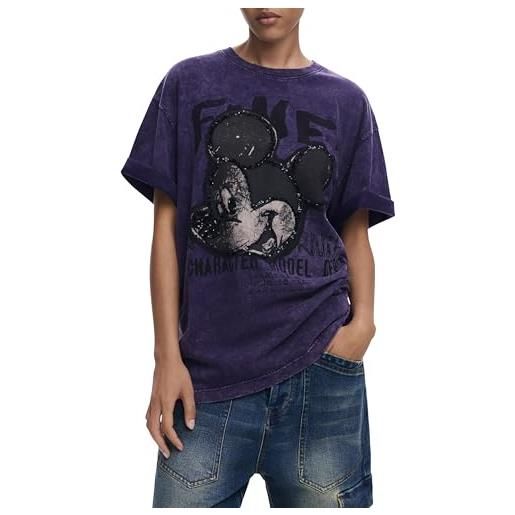 Desigual ts_fugaz mickey, 2010 smoked pearl, l