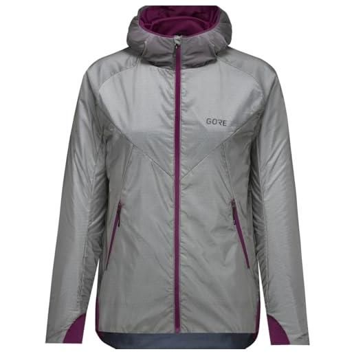 GORE WEAR gorewear r5 donna gore-tex infinium giacca insulated, lab grigio / process viola, 42