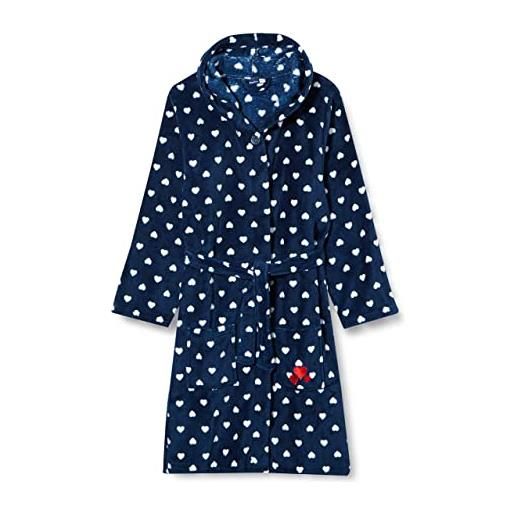 Playshoes accappatoio in pile per bambini, vestaglia unisex - bambini e ragazzi, tesoro, 110/116