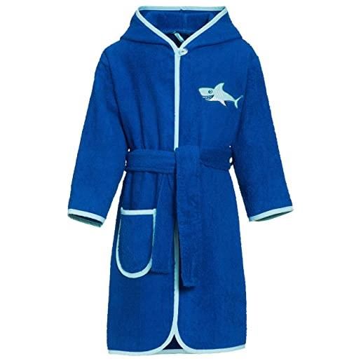 Playshoes accappatoio in spugna per bambini, unisex - bambini e ragazzi, hai, 98-104