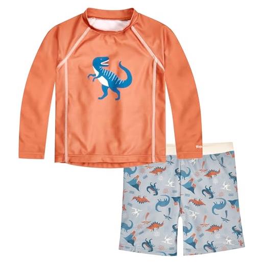 Playshoes protezione uv set maniche lunghe, set a maniche lunghe dino, 98/104 cm