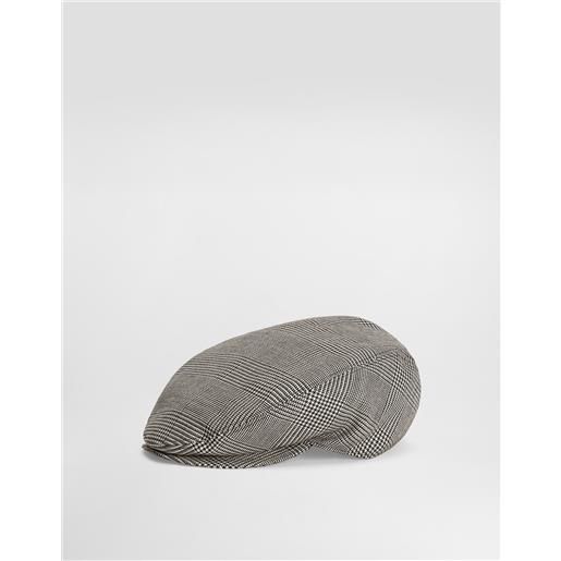 Dolce & Gabbana coppola in lana vergine principe di galles