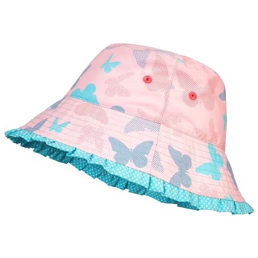 Playshoes cappello da sole con protezione uv, copricapo con cuffia da bagno bambine e ragazze, farfalle, 51