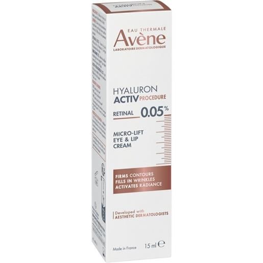 Avène hyaluron activ riduce rughe contorno occhi 15 ml