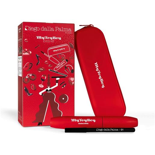 Diego dalla palma mytoyboy mascara kit set con un mascara e una matita nera