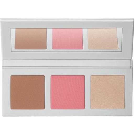 Diego dalla palma icy bloom palette polveri viso con bronzer, blush e illuminante