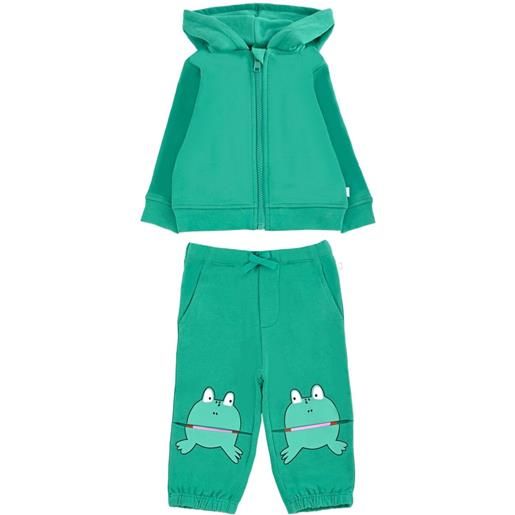 Stella McCartney Kids tuta sportiva con stampa - verde