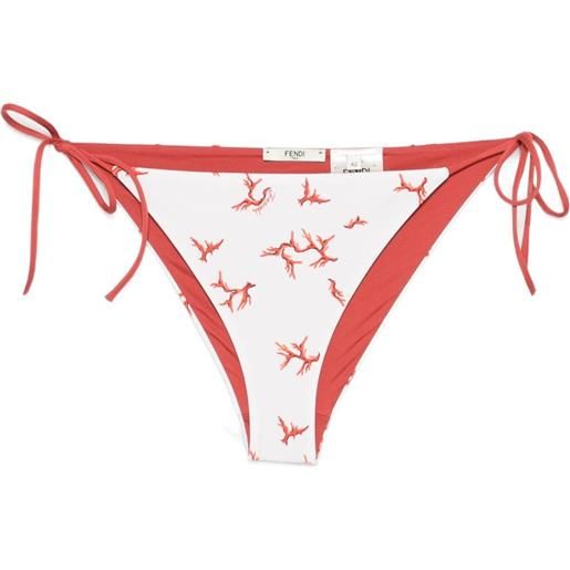 FENDI slip bikini con stampa - toni neutri