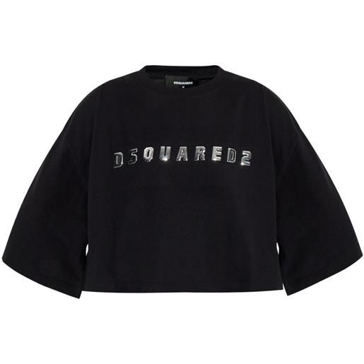 DSQUARED2 t-shirt con stampa - nero
