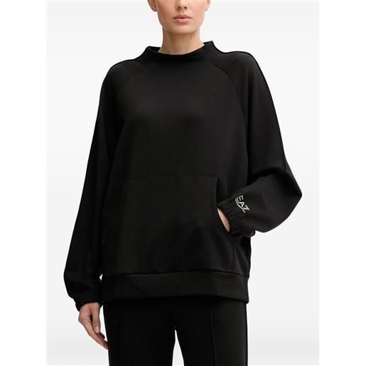 Ea7 Emporio Armani tuta sportiva con logo - nero