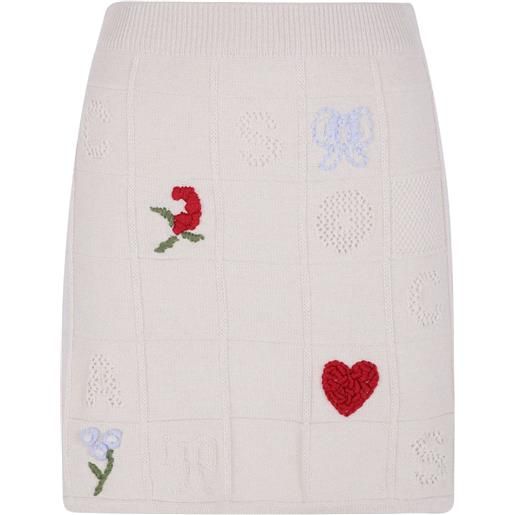 TWINSET x marco rambaldi maglione con ricamo - toni neutri