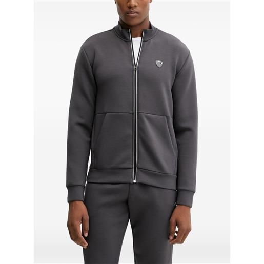 Ea7 Emporio Armani tuta sportiva con logo - grigio