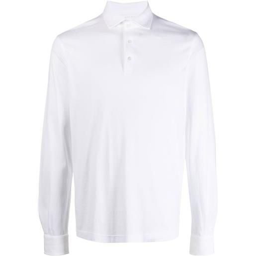 Fedeli polo a maniche lunghe - bianco