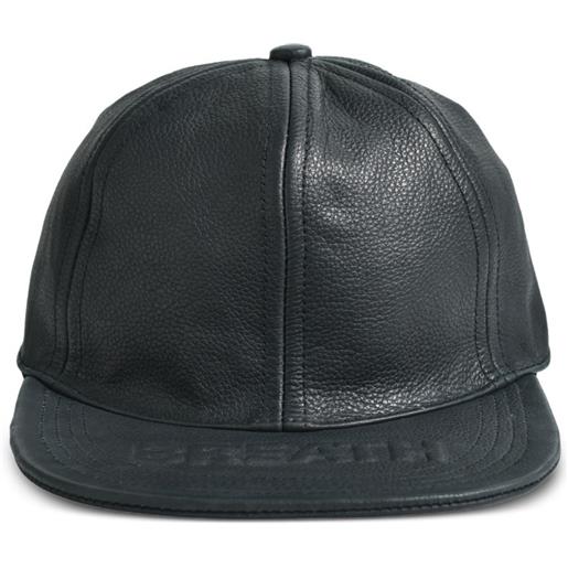 BREATH cappello da baseball con logo goffrato - nero
