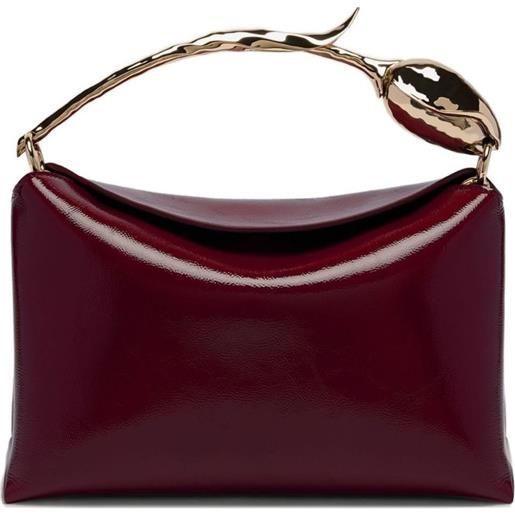 ERDEM borsa tote bloom media - rosso