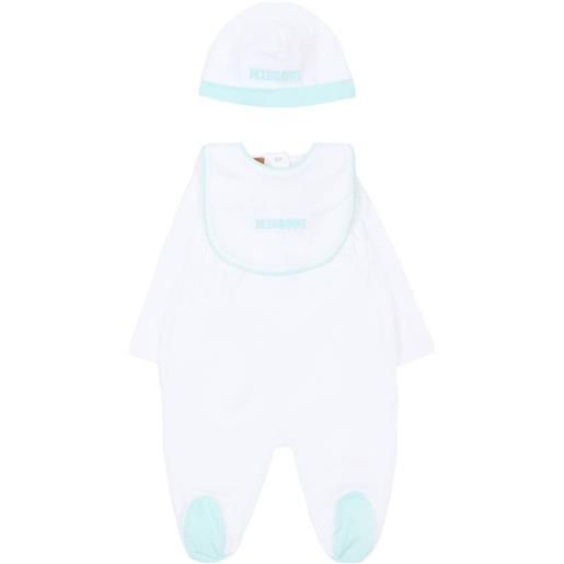 Missoni Kids set neonato con colletto - bianco