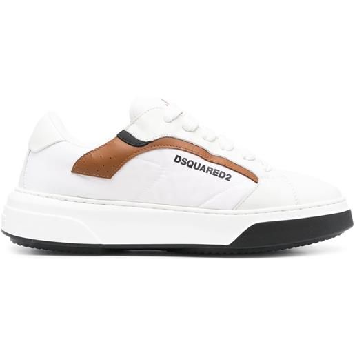 DSQUARED2 sneakers con stampa - bianco